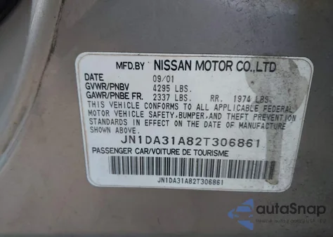 2002 Nissan Maxima Se from USA, damaged, VIN JN1DA31A82T306861
